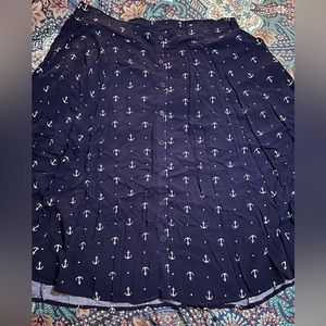 Navy skirt